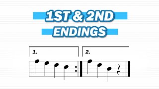 1st amp 2nd Endings Explained  Music for Beginners [upl. by Sethi]