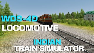 WDS4D LOCOMOTIVE ICE RED COUCH  INDIAN TRAIN SIMULATOR  trending games viral [upl. by Birch]