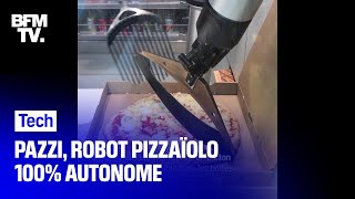 Premier robot pizzaïolo Pazzi veut révolutionner restauration rapide de la pizza [upl. by Chapell]