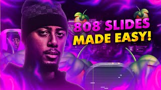 THE ULTIMATE BEGINNERS GUIDE TO 808 SLIDES IN FL STUDIO NY UK Drill Tutorial  FL Studio 20 2021 [upl. by Gaskill146]