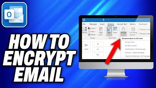 How To Encrypt Email Microsoft Outlook 2024  Easy Fix [upl. by Warthman]