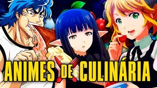 🍲 8 ANIMES DE CULINÁRIA QUE VOCÊ PRECISA ASSISTIR 🍙  Delkoz Play [upl. by Tamar]