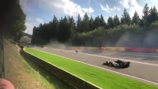 Fatal Crash F2 SpaFrancorchamps RIP Antoine Hubert [upl. by Gaal447]