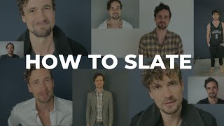 How to Slate  Record a Great Audition Slate With Examples [upl. by Cherey]