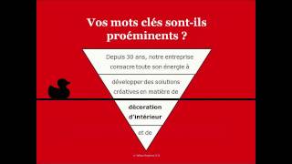 La pyramide inversée  technique de rédaction web [upl. by Oloap]