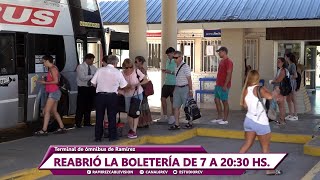 Reabrió la Boletería de la Terminal de Ómnibus [upl. by Ivette]