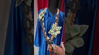 Graduation lei and sash made with real money [upl. by Novit714]