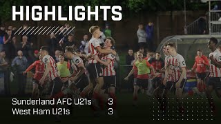 ShootOut Win Caps Comeback  SAFC U21s 3  3 West Ham U21s  PL2 PlayOff Quarter Final [upl. by Eiser]