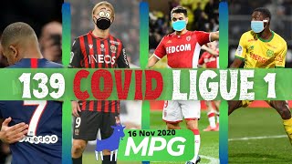 MPG  Stratégie Covid 19 en Ligue 1  La liste des 139 joueurs positifs [upl. by Naira]