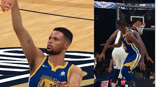 NBA 2K18 Stephen Curry Buzzer Beater amp Kevin Durant SICK Highlights vs Pelicans 20171204 [upl. by Whitford]