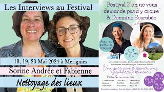 LES INTERVIEWS DU FESTIVAL  Sorine Andrée et Fabienne [upl. by Nahraf]