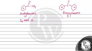 The reagents which can be used to distinguish acetophenone from benzophenone is are [upl. by Ayekel427]