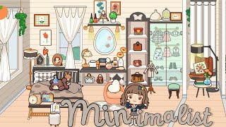 Miga World MINIMALIST HOUSE DESIGN🖤🍂 🏡  MINIMALIST APARTMENT DECORATIONS Miga town tocaboca [upl. by Linette]