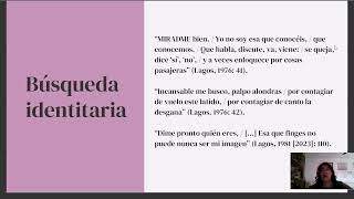 Povedano Navas Miriam  quotImágenes de mujer en dos poetas del medio siglo la heterodoxia dequot [upl. by Neltiac]