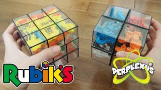 Rubiks Perplexus 2x2 Hybrid vs Rubiks Perplexus 3x3 Fusion [upl. by Feldman]