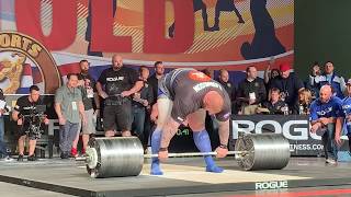 The Mountains WorldRecord Deadlift From the 2019 Arnold Strongman Classic [upl. by Cate465]