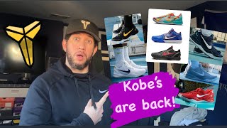 Tons of Kobe releases coming Which is your favorite kobe nike basketball [upl. by Aicineohp]