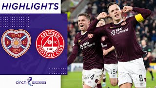 Heart of Midlothian 50 Aberdeen  Hearts Thrash Dons With Four FirstHalf Goals  cinch Premiership [upl. by Llirrehs]