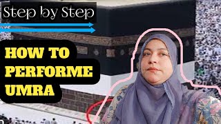 step by step umra information  How to perform Umra  umra karny ka tarikaLifewithAmbar8965 [upl. by Inaluahek649]