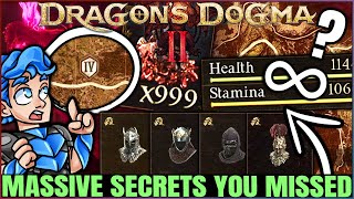 Dragons Dogma 2  Dont RUIN Your Endgame  26 BIG Unmoored World Secrets  INFINITE Health amp More [upl. by Carrillo]