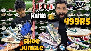 Shoe Jungle Sale 90 OFF NikeJordanSb Dunk 399Rs 7a Copy King Airforce BMWTravis Scott Adidas [upl. by Shoemaker178]