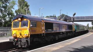 THE SOLENT SEARCHER GB RAILFREIGHT CLASS 69004 amp 66799 FAWLEY ESSO 160722 [upl. by Asirram116]