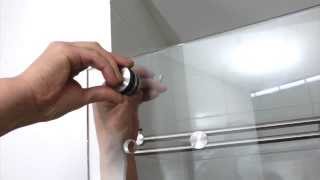 Installation video of the Miami Barn Door Shower System [upl. by Atteselrahc]