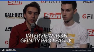 Interview de Riskin  GFinity Pro League [upl. by Naivaj]