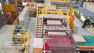 BrictecFully automatic brick making machine running in Iraq with daily 750 tons output [upl. by Ashby]