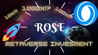 TOP METAVERSE CRYPTOINVESTMENT Oasis Labs ROSE COIN  META PARTNERSHIP RALLY aka FB [upl. by Grace786]