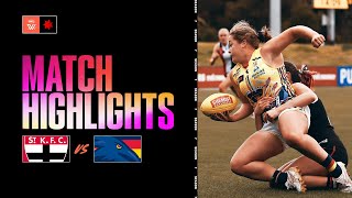 St Kilda v Adelaide Crows Highlights  Round 10 S7  AFLW [upl. by Armand]