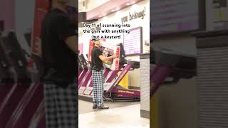 Scanning into planet fitness with a tv gym fyp viral [upl. by Florentia]