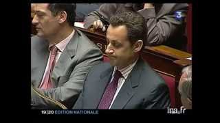 Assemblée Nationale  incident Sarkozy  Archive vidéo INA [upl. by Jacey]