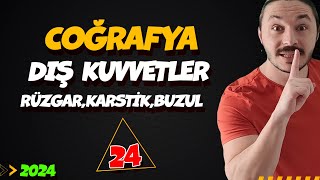 🌍DIŞ KUVVETLER KARSTİK RÜZGAR BUZUL🔴39 GÜNDE TYT COĞRAFYA KAMPI🟡10SINIF COĞRAFYA 📌2025 [upl. by Olaznog]