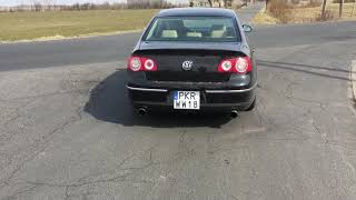 Passat B6 32 VR6 custom exhaust sound [upl. by Fanya468]