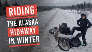 EP4 The Alaska Highway on motorbikes in winter Alaska to Argentina on Honda c90s [upl. by Aurelio]