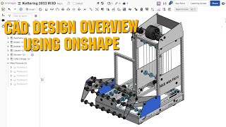 CAD OnShape Design Overview Robot in 3 Days Kettering University The Bulldogs [upl. by Farr16]