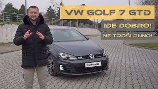 Test VW Golf 7 GTD  Brz atraktivan i štedljiv [upl. by Ludvig830]