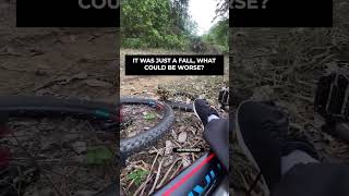 IT WAS JUST A FALL WHAT COULD BE WORSE mtb bicycle mountainbike downhill [upl. by Nirrac]