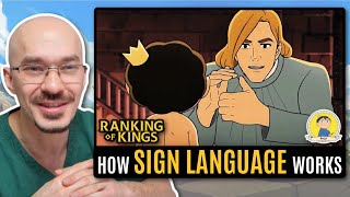 DOCTOR Explains How Sign Language Works  Ranking of Kings Anime [upl. by Sulrac]