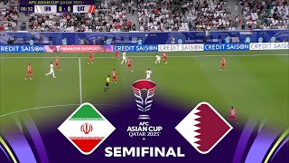 Asian Cup 2023 SemiFinal IR Iran vs Qatar 23  Full Match [upl. by Nivad]