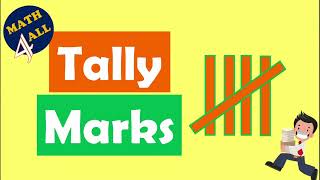 Tally Marks  Counting amp Representing data  Math For All [upl. by Finlay]