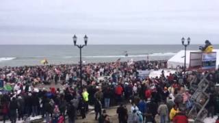 Polar Bear Plunge 2015 from Seaside Heights NJ [upl. by Mmada]