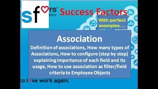 Success Factors  Associations [upl. by Cantone]