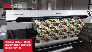 Mimaki TS3301600 Sublimation Transfer Inkjet Printer [upl. by Corwin]