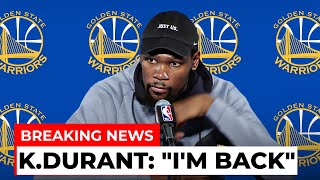 KEVIN DURANT FINALLY REVEALS ON JOINING THE GOLDEN STATE WARRIORS [upl. by Bernard]