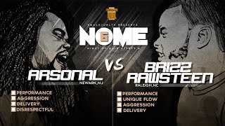 ARSONAL VS BRIZZ RAWSTEEN SMACK URL RAP BATTLE  URLTV [upl. by Atalanta]