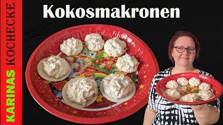 Kokosmakronen 🥥 saftig und lecker 😋 Du wirst sie lieben ❤️ So einfach gehts [upl. by Eenaj519]