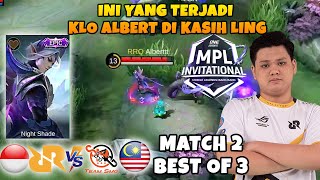 Albert Di Kasi LING LG GW SIH UDH G ANGERTI LAGI YA BROOO RRQ VS SMG MATCH 2 [upl. by Presley]