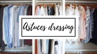 8 astuces rangement  Dressing amp accessoires [upl. by Anirad515]